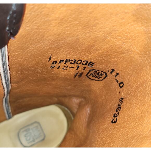 Dan Post Boots Mens Size 11 D Tan Black Western Cowboy Python Snakeskin DP3036 - Picture 15 of 16